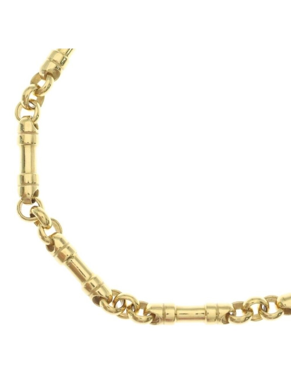 Tiffany & Co Bamboo Necklace Chain 18k Yellow Gold